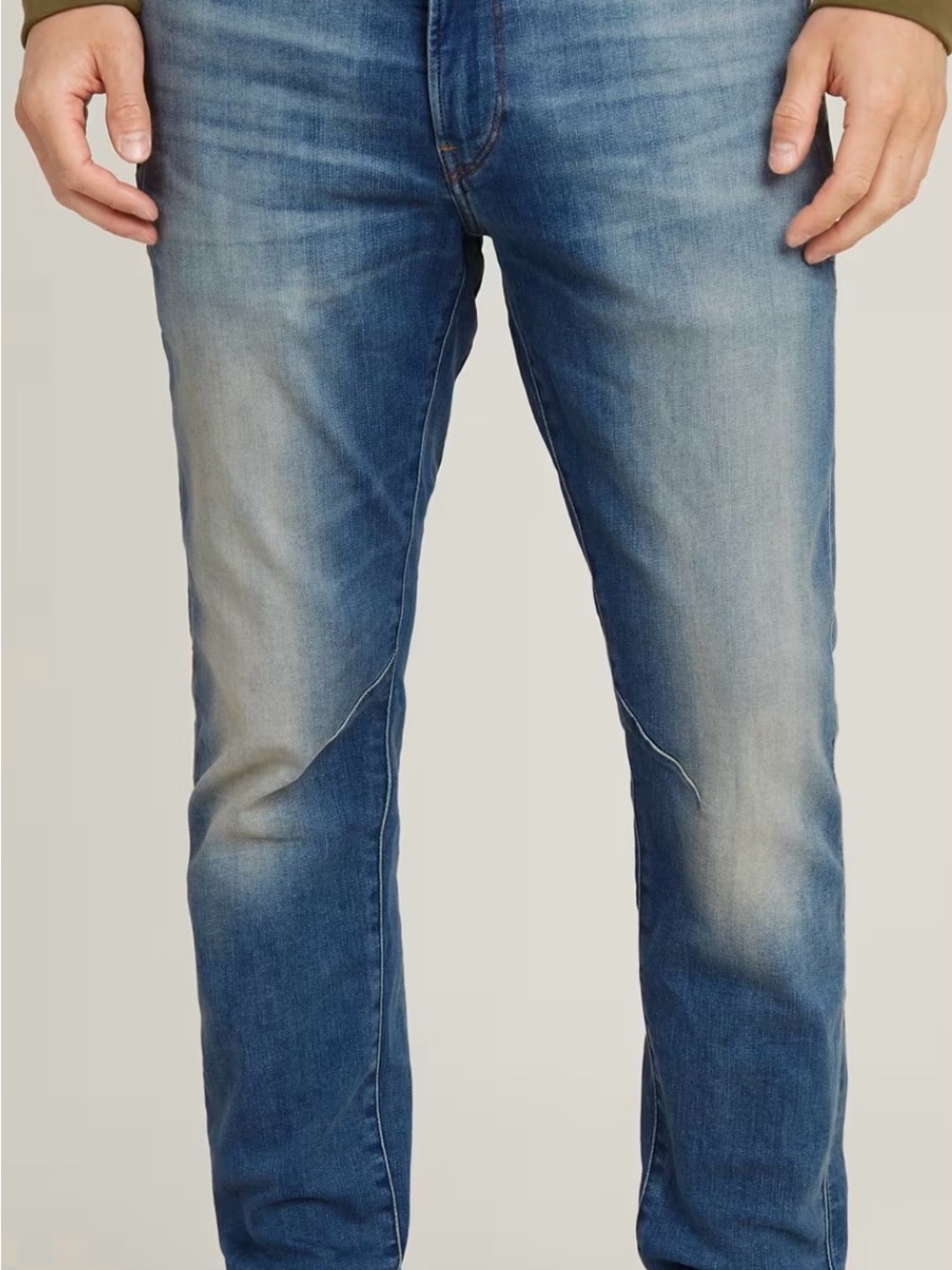 G-Star Slim Straight Faded Blue Jeans